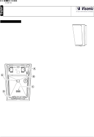 Pentru un răspuns mai precis selectați zecimală din opțiunile de mai sus. Mp802pg2 Wireless Digital Pet Immune Pir Detector User Manual Mp 802 K9 85 Pg2 Installation Instructions Visonic