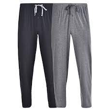 Hanes (founded in 1900) and hanes her way (founded in 1985) is a brand of clothing. Big Tall Hanes 2 Pack Solid Knit Pajama Pants