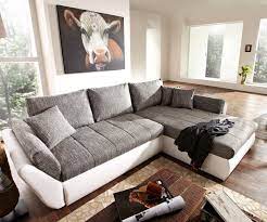 Wurde nur ein jahr benutzt. Couch Loana Weiss Grau 275x185 Cm Schlaffunktion Ottomane Variabel Moderne Einrichtungsideen Gunstig Bei Mobel Modern