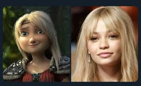 Yes. With blond hair it's fine. Otherwise I don't think so. Not because  she's better this way. I find her so beautiful, yet the girl she's  representing is blond. Why not making