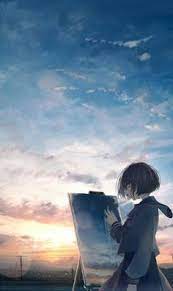 girls sky wallpapers animegirl animekawaii kawaii sky wallpapers girl kurdishotaku أنمي خلفيا anime wallpaper anime wallpaper iphone kids canvas art