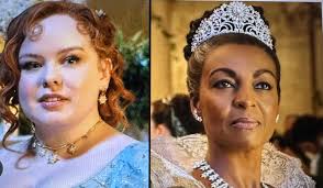 Lady Danbury's characterization remains consistent in the TV show