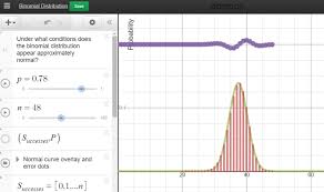 When Binomial Distributions Appear Normal Binomial Distribution Probability Worksheets Graphing Calculators