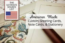Buy 1 get 1 free! American Made Custom Greeting Cards Note Cards Stationery Usa Love List