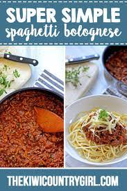 Super Simple Spaghetti Bolognese Recipe Mince Recipes Dinner Yummy Healthy Breakfast Recipes