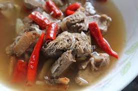 Bahan bahan singgang daging 1 kg daging yg di campur dengan tulang 3 biji bawang merah yg di hiris 4 ulas bawang putih yg di. Singgang Daging Kelantan Azie Kitchen