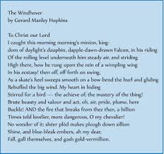 The Windhover Poem Google Search Gerard Manley Hopkins Poetry Projects Best Poems