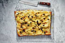 Tarte Au Fenouil Braise A L Orange Et Aux Olives Noires Food Healthy Recipes Healthy