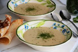 Kishk Soup With Garlic Rose Water Orange Blossoms