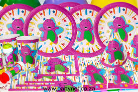 Barney Party Supplies Party Supplies At Partynet Co Za Barney Party Supplies Barney Party Barney Birthday