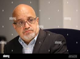 SAN JUAN, Puerto Rico. , . entrevista a Rafael Bernabe, candidato a la  gobernacion por el ppt sobre desarrollo economico.  FOTO:VANESSA.SERRA@GFRMEDIA.COM Photo via Credit: Newscom/Alamy Live News  Stock Photo