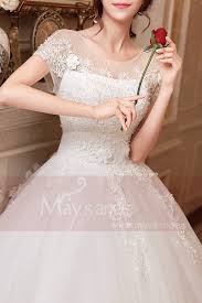 Maybe you would like to learn more about one of these? Robe Du Mariage Forme Empire Blanche Manche Courte En Dentelle Ref M404 Robes De Mariee