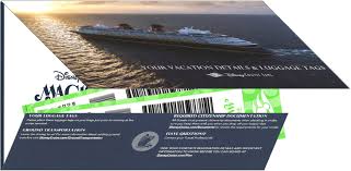 Use buttons 'download' or 'print' to get this picture. Disney Cruise Line Launching All New Luggage Tag Mailer Replacing Spiral Booklet The Disney Cruise Line Blog