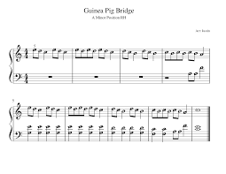 Guinea Pig Bridge Sheet Music For Piano Solo Musescore Com
