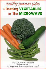 Quick and easy in the microwave to immediately serve and enjoy on their own or with any meal. How To Make Steamed Vegetables In The Microwave Fast Easy Side Dish Super Mom Hacks