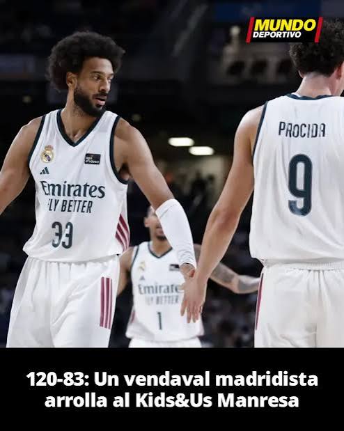 120-83: Un vendaval madridista arrolla al Kids&Us Manresa Toda la información, en el primer comentario ⬇️