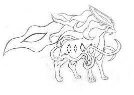 All legendary pokemon coloring pages are a fun way for kids of all ages to develop creativity, focus, motor skills and color recognition. Legendary Pokemon Suicune Drawing Novocom Top