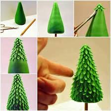 Tuto Sapin En Pate A Sucre Decorations De Gateaux De Noel Gateau Fortnite Decoration Buche De Noel
