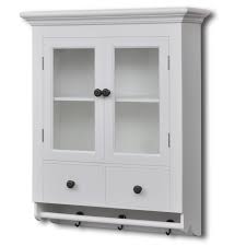 white wooden kitchen wall cabinet with