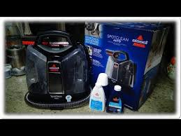 Bissell Little Green Proheat Portable Deep Cleaner 2513g Review Bissell Spotclean Auto Use Review On Car Seats Youtube