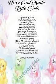 Pin By Loretta Lindsey On Hobbies Scrapbooking Cards And Other Paper Crafts Baby Poems Baby Girl Quotes Little Girl Poems