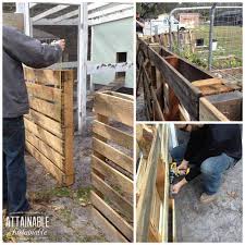 Anyone can just go on the internet and download the ideas for building a rooster coop then purchase the materials as listed and adhere to the simple instructions. Pallet Chicken Run Diy Pallet Fence Extension For The Flock With Pics