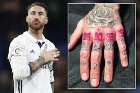 Cuenta oficial de sergio ramos. Sergio Ramos Gets Cryptic Tattoo Of Numbers On His Hand Real Madrid Fans Left Guessing What They Mean Mirror Online