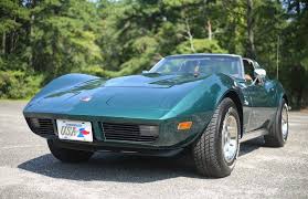 Image result for Blue Green 1973 Corvette