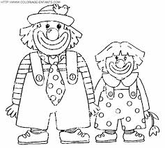 Coloriage clowns les beaux dessins de fªtes imprimer et. Coloriage Clowns Comiques Dessin Gratuit A Imprimer