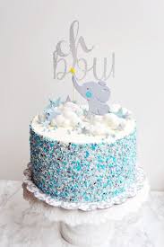 25 Nice Baby Shower Cakes Ideas That S Too Cute To Eat Baby Shower Cakes For Boys Elephant Baby Shower Cake Baby Boy Cakes