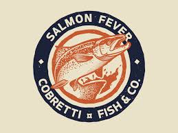 Salmon Fever In 2020 Salmon Vintage Logo Fever