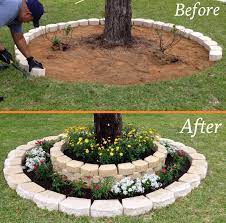 Try using white rocks to create a path from the sidewalk to your front door, or between flower beds and around to the backyard. Goodshomedesign