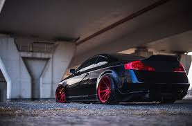 Aftermarket Rear Diffuser On Black Infiniti G35 Photo By Jr Wheels Infiniti Infiniti Vehicles Nissan Infiniti
