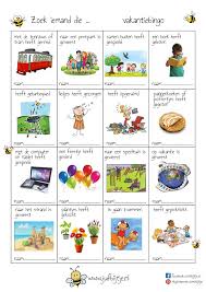 Zoek Iemand Die Vakantiebingo Jufbijtje Nl Welkom Terug Op School Schoolweek School Begint