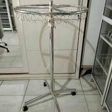 Dengan 9 batang palangannya, bisa menampung sekitar 40 potong pakaian orang dewasa. Desain Baju Muslim Jemuran Baju Bayi Aluminium