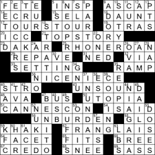 Swindle At A French Festival Crossword Clue Archives Laxcrossword Com