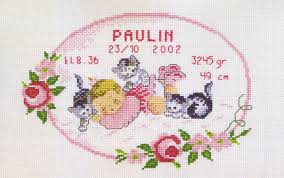 Check spelling or type a new query. Baby Girl With Kittens Birth Record Cross Stitch Kit By Permin Of Copenhagen