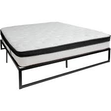 We have a wide assortment of high quality mattresses from the best brands. Flash Furniture Metal Platform Bed Frame With 12 Memory Foam Pocket Spring Mattress In A Box King B2781198 Globalindustrial Com