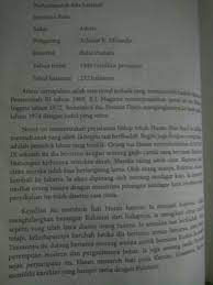 Suatu hari, di kulkas ada sisa kue hanya 1 potong. Novel Singkat Dengan Identitas Buku Orientasi Sinopsis Analisis Eveluasi Brainly Co Id