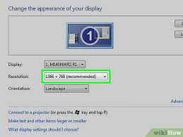 5 Ways To Change The Screen Resolution On A Pc - Wikihow