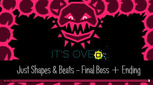 Just Shapes Beats Final Boss Ending 60fps Funny Internet Memes Fun New Games Shapes