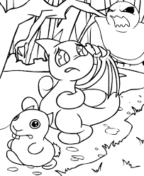 Neopets coloring pages are a fun way for kids of all ages to develop creativity, focus, motor skills and color recognition. Neopets Haunted Woods Colouring Pages