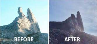 Gunung kinabalu is the centerpiece of the eponymous national park in sabah province, malaysia on borneo. Mount Kinabalu S Iconic Donkey S Ears Damaged After The Earthquake In Sabah
