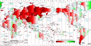 amazing map reveals how far out you are from solar time