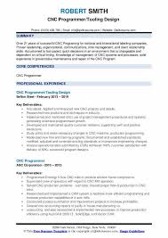 Cnc Programmer Resume Samples Qwikresume