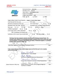 Description of ea form sample. Fillable Online 03 Ed 50 0 0 2 9 Long Form Stormwater Data Report Ea Xxxxxx Fax Email Print Pdffiller