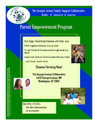 Parents.com being a working mom means wearing many hats: Parenting Class Flyer Georgia Avenue Family Support Collaborative