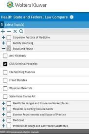 Health State And Federal Law Compare Wolters Kluwer Legal Regulatory