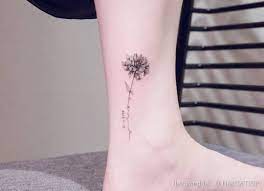 Birth Flower Ankle Tattoo Small Cute Little Tattoos Small Tattoos
