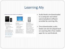 Learning ally membership is required to use this app. Audio Books For Qualifying Students Ppt Download